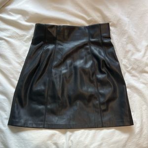 Zara Leather Skirt